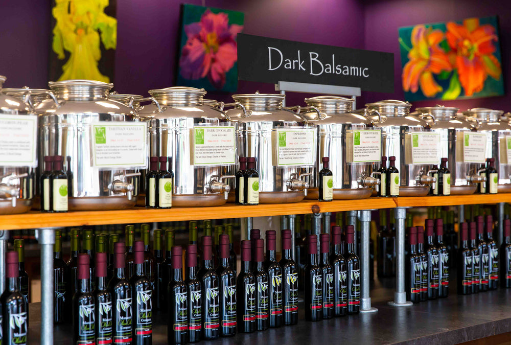 Manassas Olive Oil Company fresh olive oils and aged balsamic vinegar